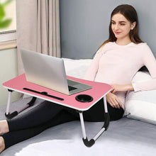 Laptop desk with foldable legs