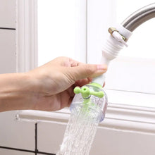 Faucet nozzle with 360-degree rotation