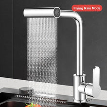 Multifunction Shower Waterfall Kitchen Faucet, 360° Rotation Waterfall Kitchen Faucet, Touch Kitchen Faucet, Faucet Extender for Kitchen Sink, Swivel Waterfall Kitchen Faucet for Washing Vegetable Fruit (4 In 1 )