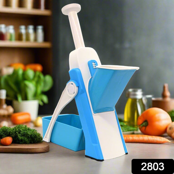 Multi-functional vegetable chopper with hand press