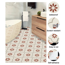 Peel and Stick Floor Tiles Kitchen / Bathroom Backsplash Sticker Detachable Waterproof DIY Tile Stickers for Wall Decoration Tiles Home Decoration (8x8 Inch / 1 pc Tiles)