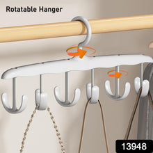 Tank Top Hanger, 12-Hook Space Saving Hanger, Capacity Rotatable Wood Space Saving Hanger Closet Organizers and Storage for Dorm & Apartment for Tank Top