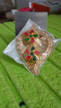 Leaf Shape Special Puja Thali (1 Pc / Mix Design)